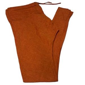 Punjabi Salwar Skinny Extra Long Pants Burnt Orange 100% Cotton
